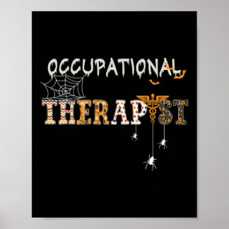 Poster OT ergothérapie thérapeute Halloween OTA sp
