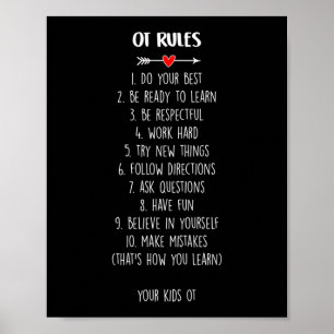 Poster OT Rules   Occupational Therapist