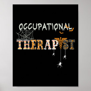 Poster Ot Thérapeute Professionnelle Halloween Ota Sp