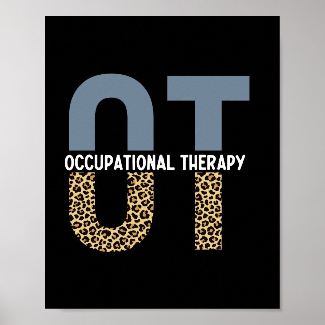 Poster OT Thérapie d'occupation OT Cadeaux étudiants (Devant)