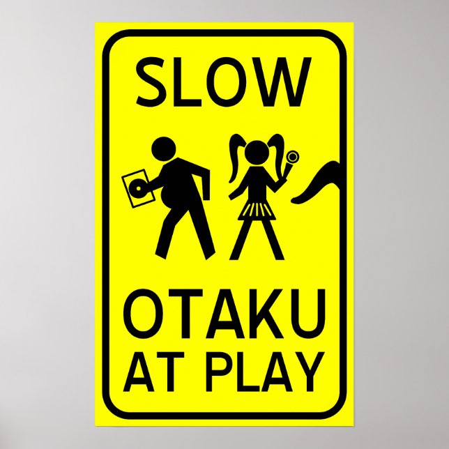 Poster Otaku lent (Devant)