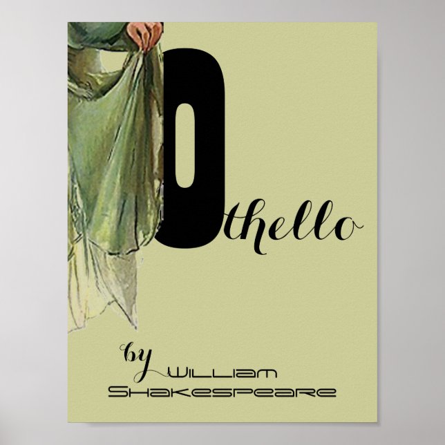 Poster Othello William Shakespeare (Devant)