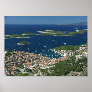 Poster Otoci Hrvatska de Hvar Pakleni