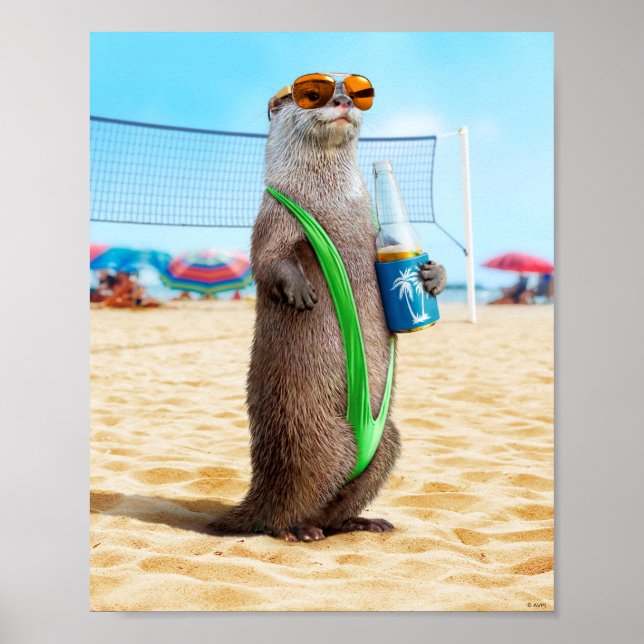 Poster Otter portant Mankini (Devant)