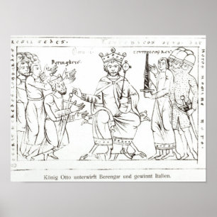 Poster Otto I Soumission à Berenger II