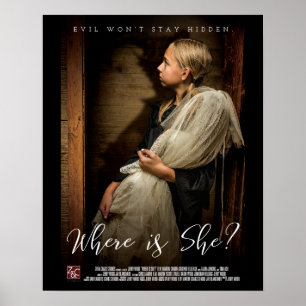 Poster - "Où Est-Elle ?" Taille: 16 po x 20 po -