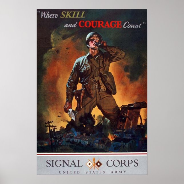 Poster Où les compétences et le courage comptent (Devant)