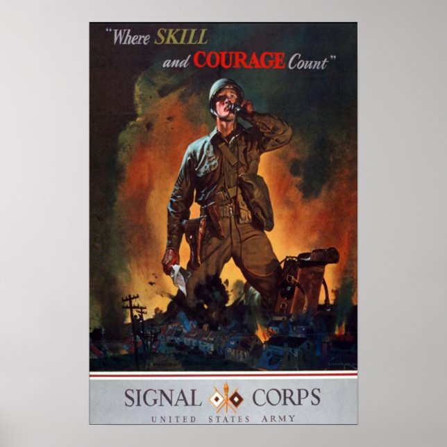 Poster Où les compétences et le courage comptent (Devant)