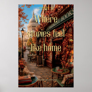 Poster Où les histoires se sentent comme à la maison Libr