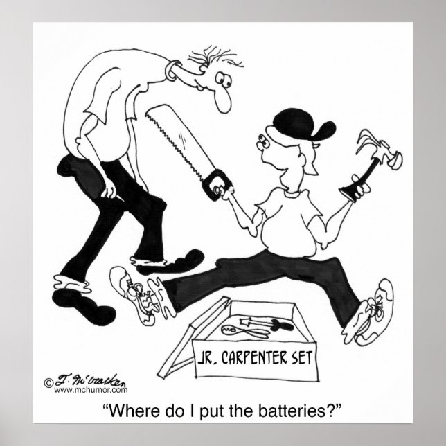 Poster Où Puis-Je Mettre Les Batteries ? (Devant)