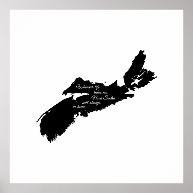 Poster Où que ce soit - La Nouvelle-Écosse sera toujours  (Devant)