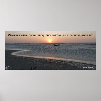 Poster Où que vous alliez, allez avec tout votre coeur