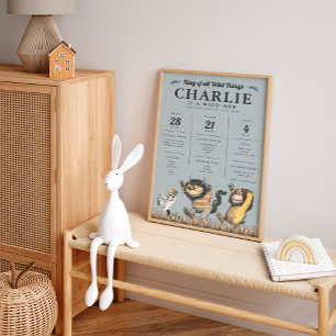 Poster Où sont les choses sauvages - 1er anniversaire Jal