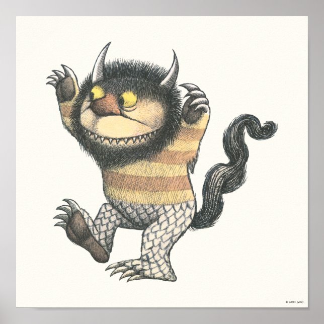 Poster Où sont les choses sauvages | Wild Thing (Devant)