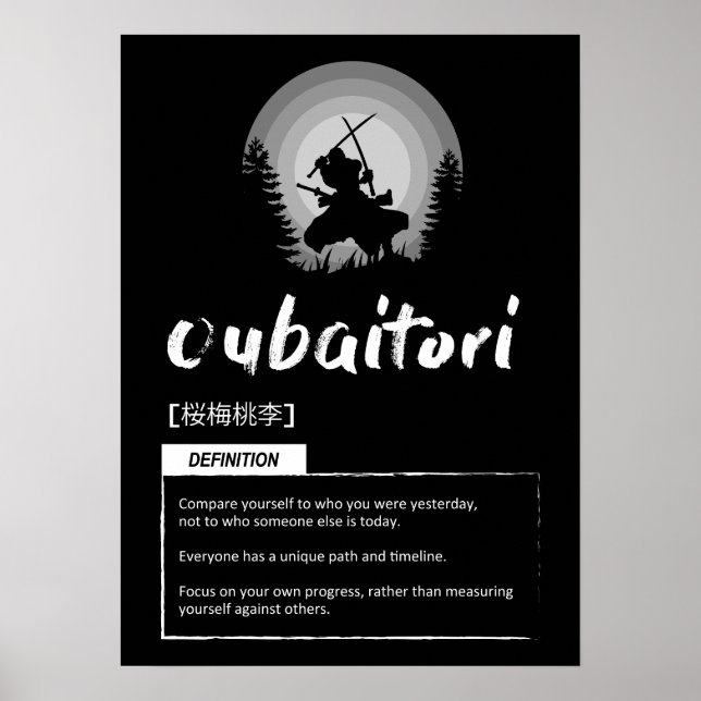 Poster Oubaitori - Le concept japonais de réussite - Moti (Devant)