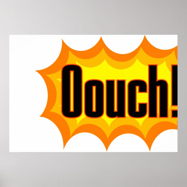 Poster Ouch ! (Devant)
