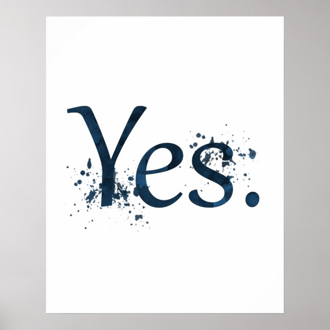 Poster Oui (Devant)