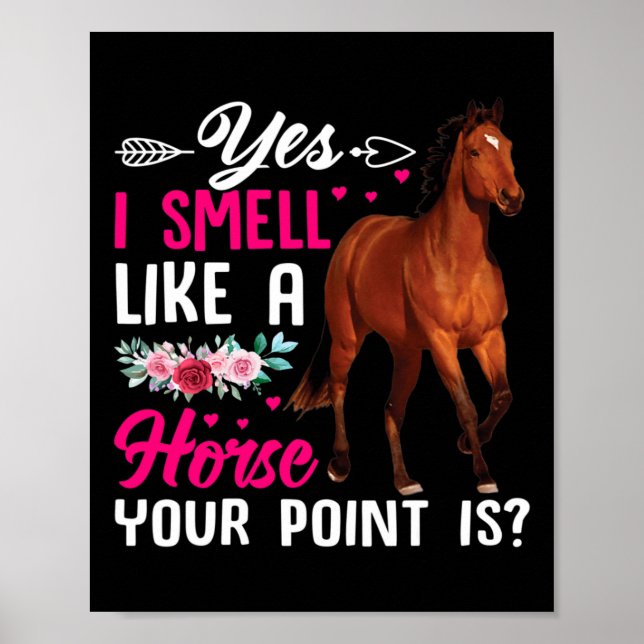 Poster Oui1 amateurs de chevaux (Devant)