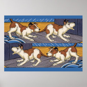 Poster OUI ! chien mord chien