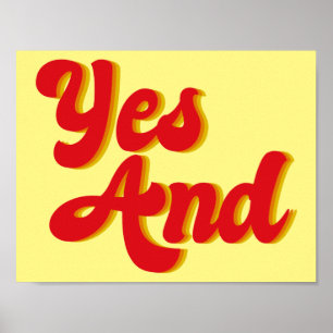 Poster Oui Et Amélioration