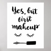 Oui, mais premier maquillage
