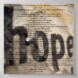 POSTER OUI NOUS POUVONS