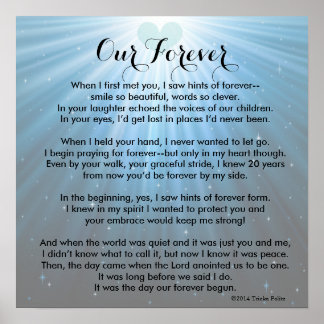 Poster Our Forever ©2014 par Trinka Polite (poster)