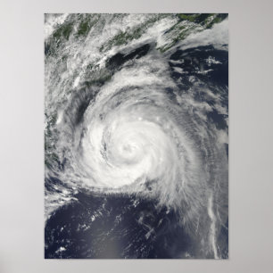 Poster Ouragan Bill outre de la Côte Est