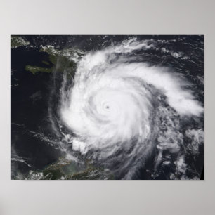 Poster Ouragan Dean dans l'Atlantique et les Caraïbes