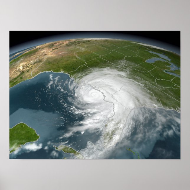 Poster Ouragan Dennis (Devant)