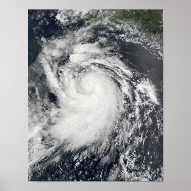 Poster Ouragan Elida (Devant)