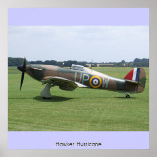 Poster Ouragan Hawker