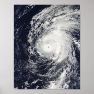Poster Ouragan Neki à l'ouest d'Hawaï