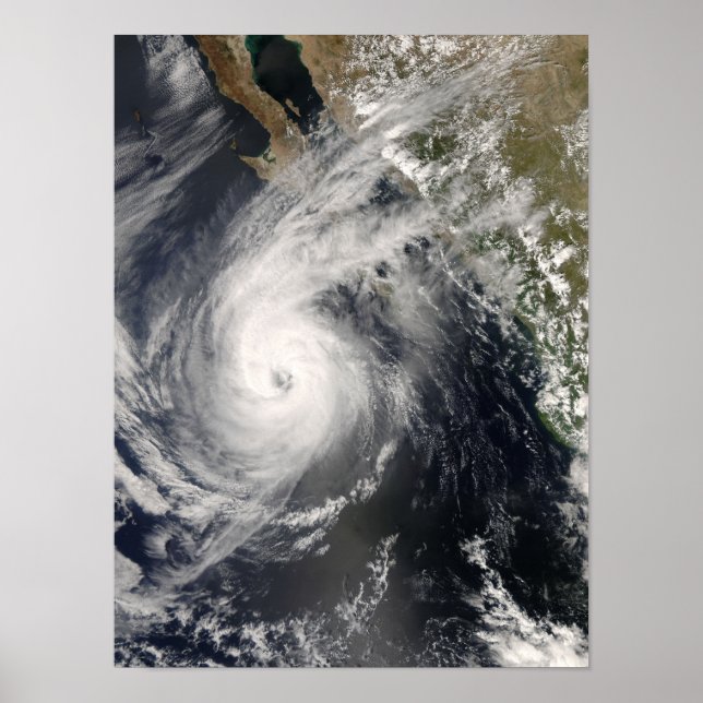 Poster Ouragan Norbert au Mexique 2 (Devant)