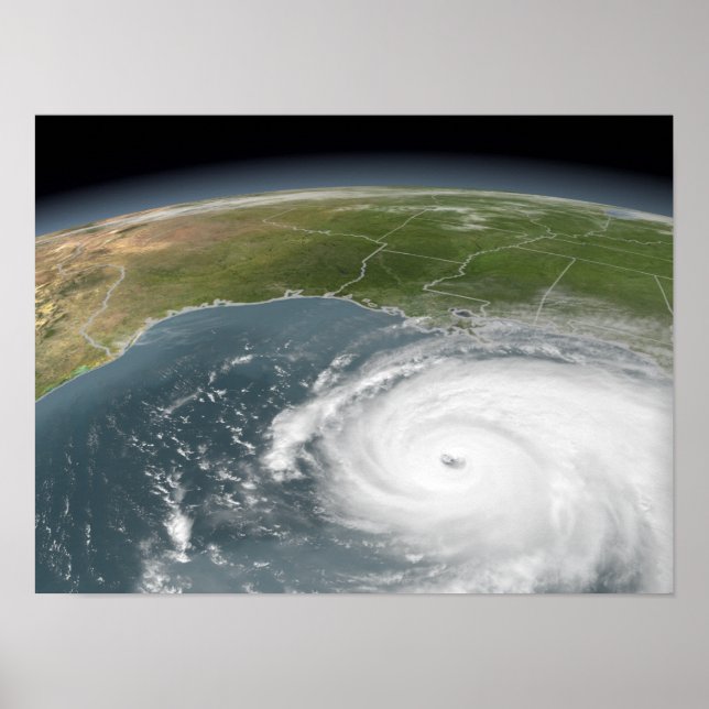 Poster Ouragan Rita (Devant)