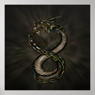 Poster Ouroboros - Dragon d'Infini