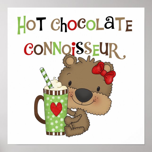 Poster Ours chaud de fille de ChocolateConoisseur (Devant)