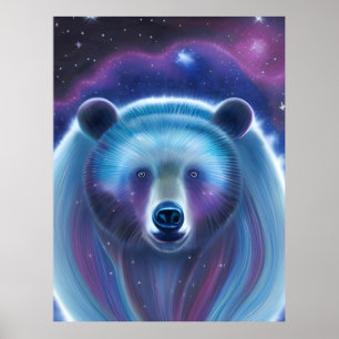 Poster Ours cosmique