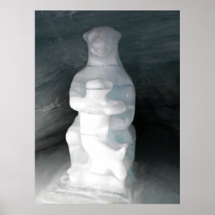 Poster Ours dans la glace