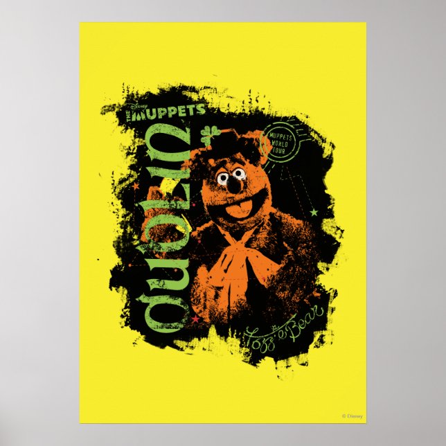 Poster Ours de Fozzie - Dublin (Devant)