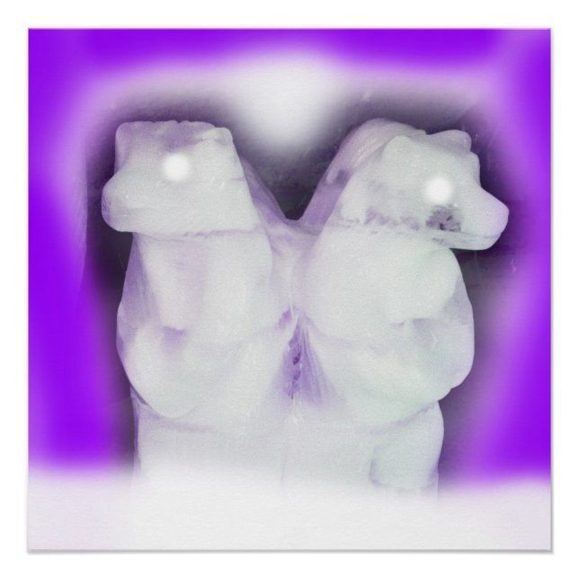 Poster Ours de glace (Devant)