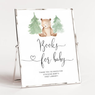 Poster Ours de pin sylvestre Livres pour bébé