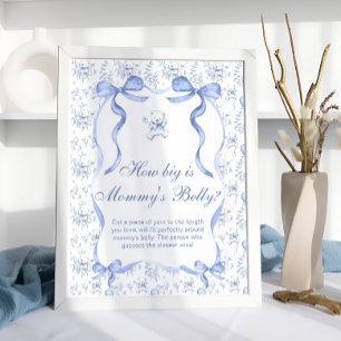Poster Ours en peluche Toile Bleu Quelle est la taille du