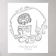 Ours et phoques polaires