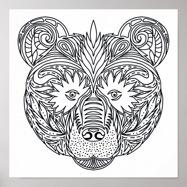 Poster Ours inspiré 2 (Devant)