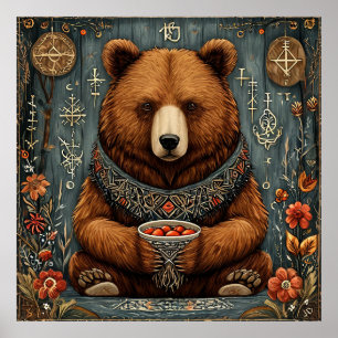 Poster Ours majestueux