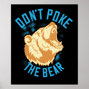 Poster Ours - Ne Piquez Pas L'Ours