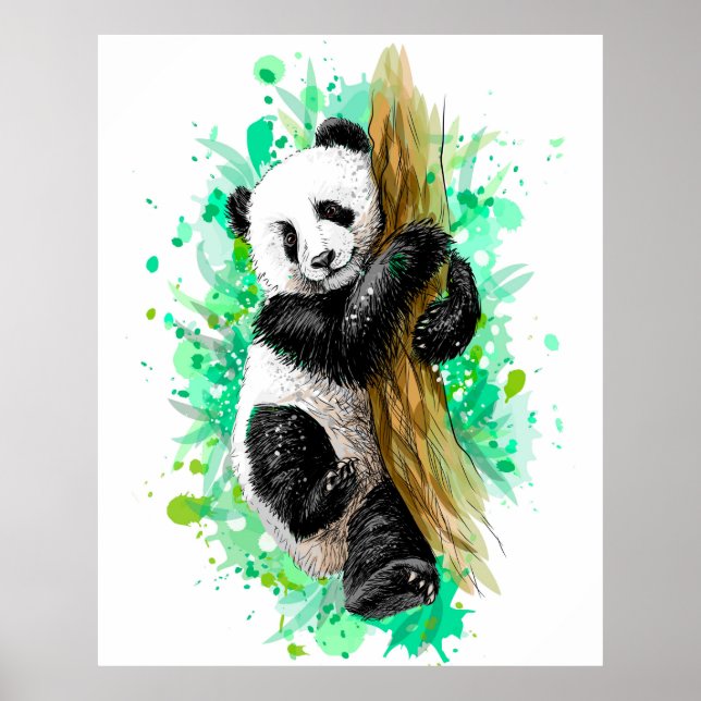 Poster Ours Panda (Devant)