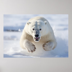 Poster Ours polaire Animal Nature Majestic Sauvage