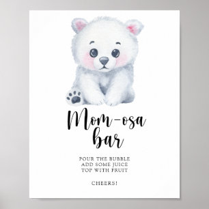 Poster Ours polaire - bar Maman-Osa